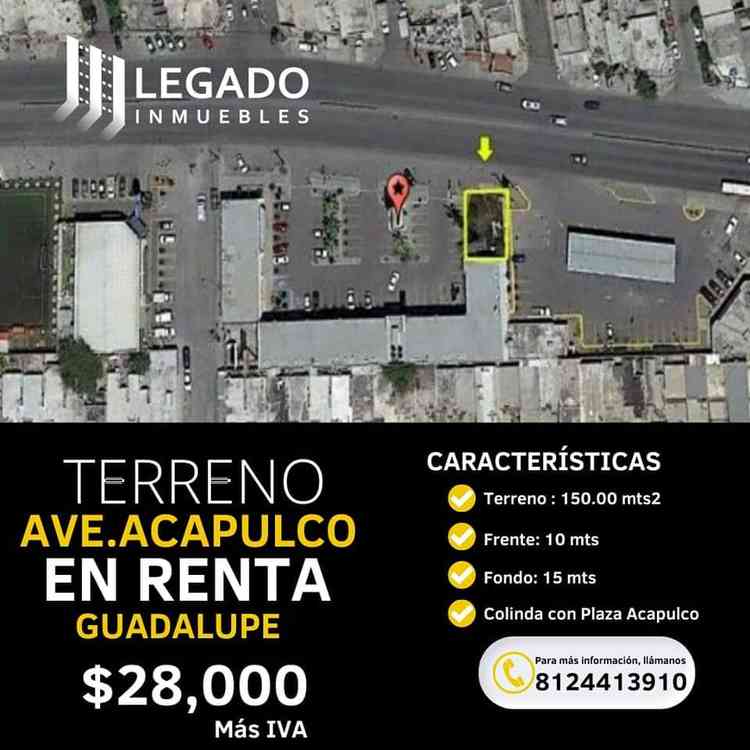 terreno en renta 0 lomas de san miguel guadalupe nuevo leon pumzoab